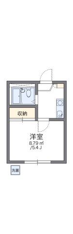レオパレス横田の間取り画像