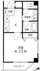 アーデンコート南砂の間取り画像