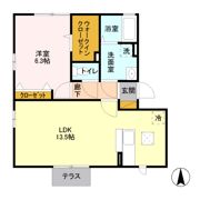 プレセア コートの間取り画像