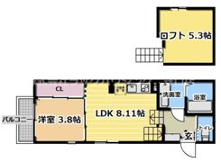 ハーモニーテラス大宮Ⅱの間取り画像