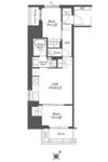 WORVE横浜伊勢佐木町の間取り画像
