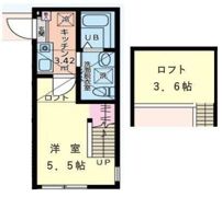 アルブル港南中央の間取り画像