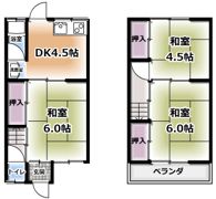 堀借家3号の間取り画像