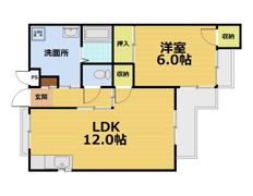 ミニヨンハウス勧修の間取り画像