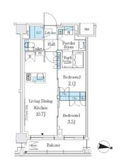 J．GRAN Court 品川西大井WESTの間取り画像