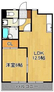 シャトレ岸の浦の間取り画像