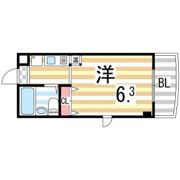 メゾンF and Eの間取り画像