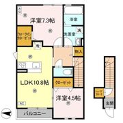 ヴィレールМの間取り画像
