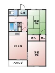 ロイヤルプラザの間取り画像