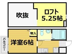 ロフティ北花山Ⅱの間取り画像