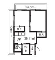 パークサイド南大井の間取り画像