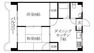 エリフェット松山の間取り画像