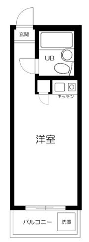 シャトレ中杉の間取り画像