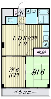 セピアコート大森東の間取り画像