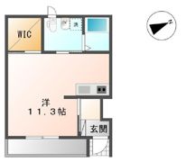 メルヴェーユ新橋Cの間取り画像