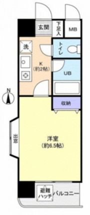 プライム出島の間取り画像
