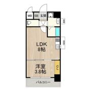 フロンティアタワー九条Ⅱの間取り画像