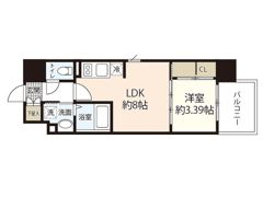 ヴィラ博丈昭和町の間取り画像