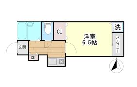 ハイム将軍通の間取り画像