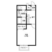 アンプルール milleの間取り画像