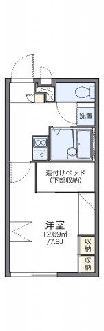 レオパレス槙Ⅱの間取り画像