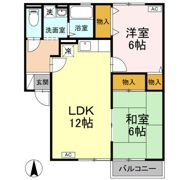 セジュール西余戸 A棟の間取り画像