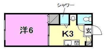 ヴィラ愛夢の間取り画像