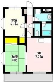 ジュエールAの間取り画像