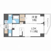 ルアナ北梅田の間取り画像