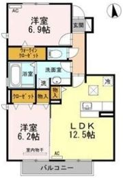 ソシア・ミズノの間取り画像