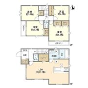 4113国分寺市新町5期6棟5号棟の間取り画像