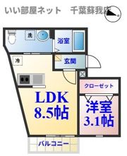 エス本千葉の間取り画像
