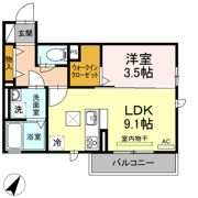 スクエアコートの間取り画像