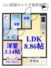 AJ千葉寺003の間取り画像