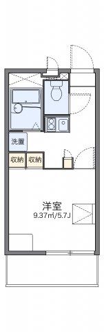 レオパレスピースフル 稲月の間取り画像