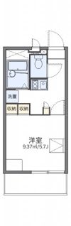 レオパレスピースフル 稲月の間取り画像