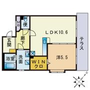 アルブル ソレイユの間取り画像