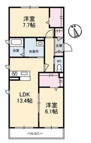 ベレオ亀岡の間取り画像