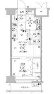 セジョリ墨田EASTⅢの間取り画像