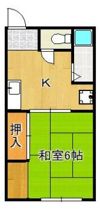 ハイツヒサノの間取り画像