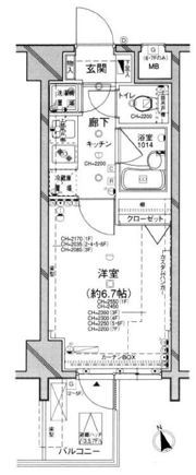 パレステュディオ早稲田の間取り画像