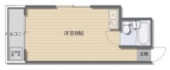 フロントリバー豊中の間取り画像