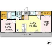 セカンドコート B棟の間取り画像