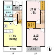 ピアチェーレ 久万ノ台 D棟の間取り画像