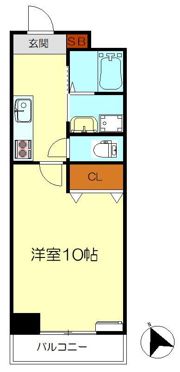 FLATHILL広国際通りの間取り画像