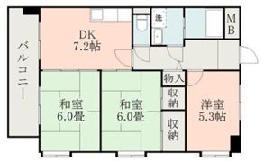 第3甲斐田ハイツの間取り画像