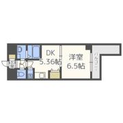 フロンティアタワー九条Ⅲの間取り画像