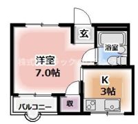 イーストパレス大日の間取り画像