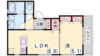 KARIN新長田アネックスの間取り画像