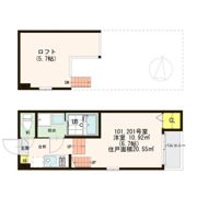 ハーモニーテラス梅田町の間取り画像